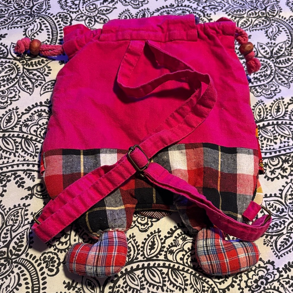 Colorful Owl Patchwork Bag - image 2